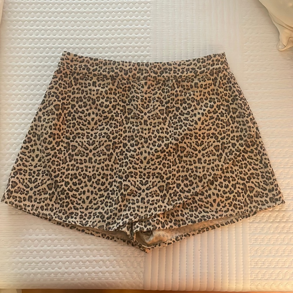 Cheetah Print Skort